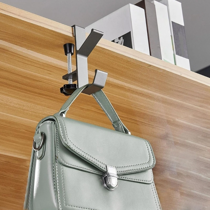 Convenient Desk Side Hook Practical Purse Bag Hook Hanger Practical Hook for Carrying Items in School Office and Dropshipping