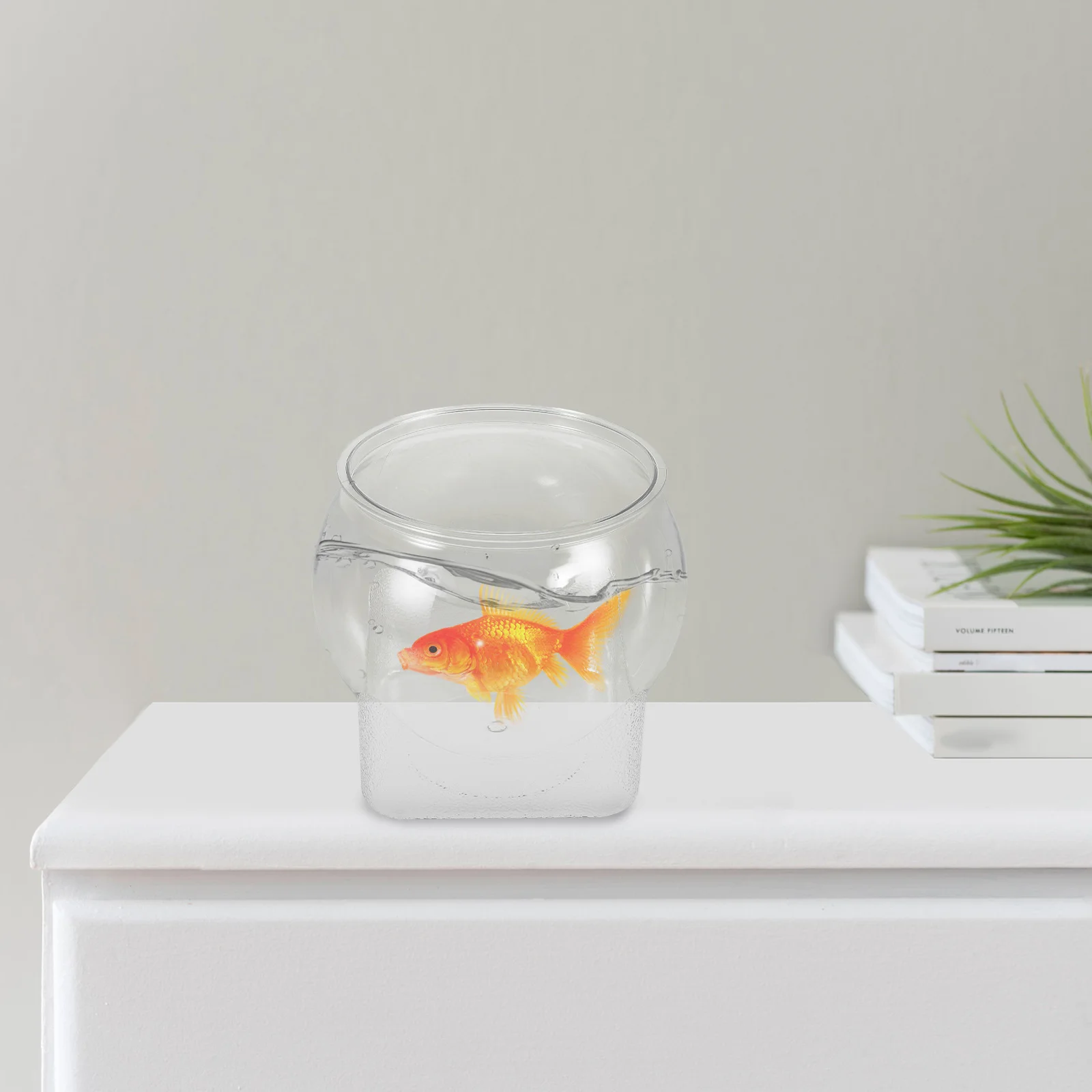 

Simple Hydroponic Fish Tank Bowls Decor Decorative Desktop Ornamental Anti-falling Betta Accessory Aquarium Accessories