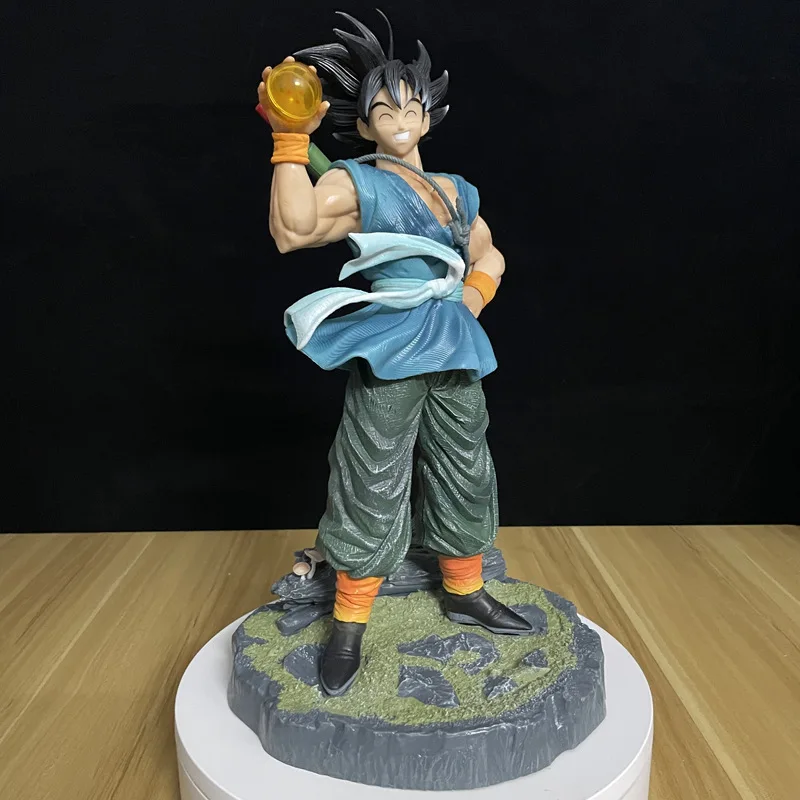 Dragon Ball Goku หัวเราะมีความสุขดูสี่ดาวขนาดใหญ่พิเศษ Dragon Ball Saiyan อะนิเมะตัวเลขเครื่องประดับของเล่นคริสต์มาสของขวัญ