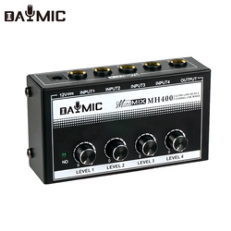 Portable Mini Turntable 12V Hifi Studios Musician Broadcasting Headphone Amplifier