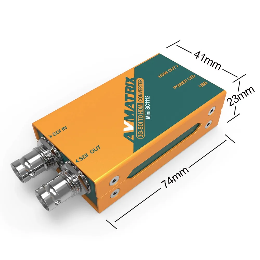 3d-sdi para hdmi mini conversor, conversor