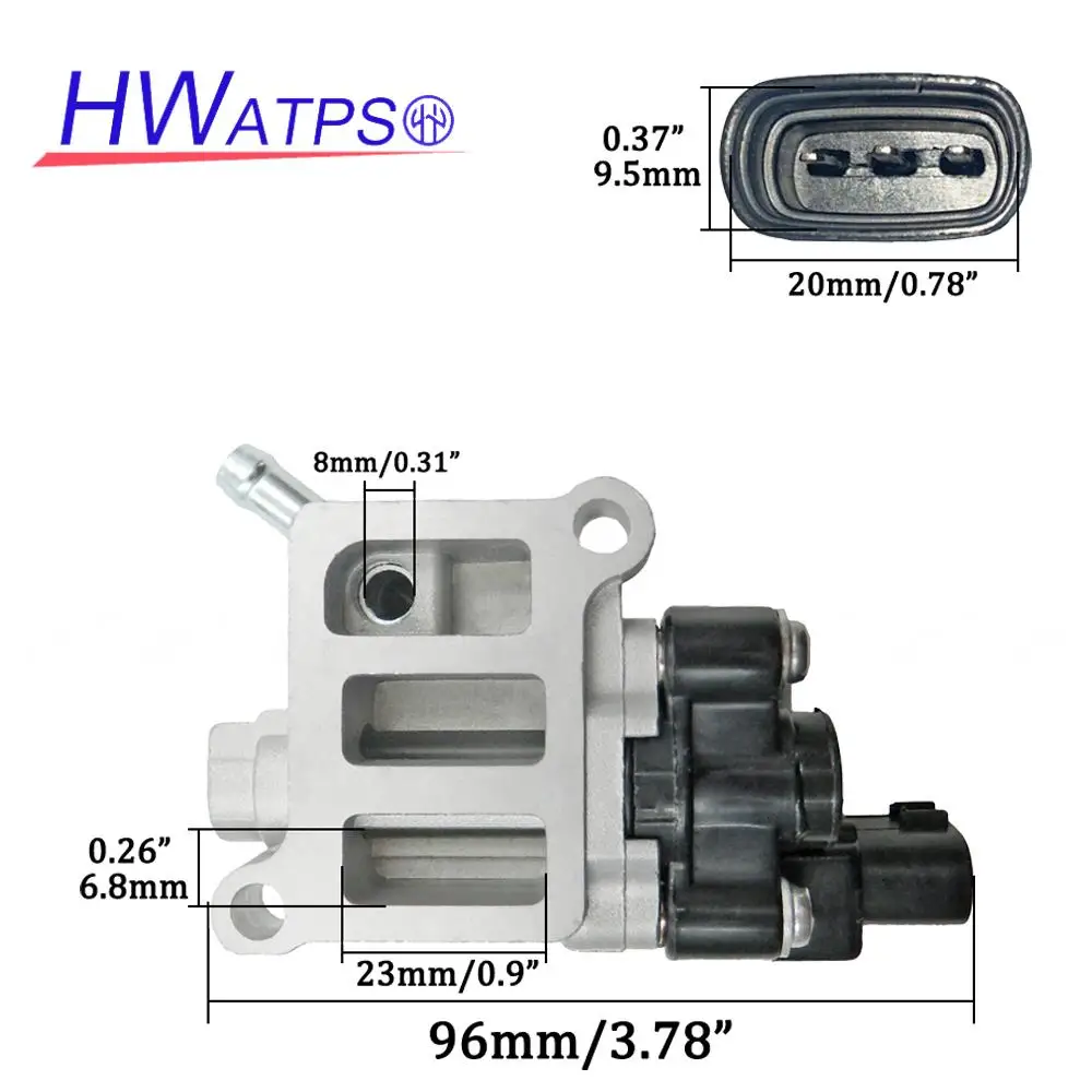 IAC Idle Air Control Valve 16022-PRB-A01 Fits Acura RSX Type-S Honda Civic Si 2.0L 16022PRB-01 16022PRBA02 16022PRDA02 AC4249