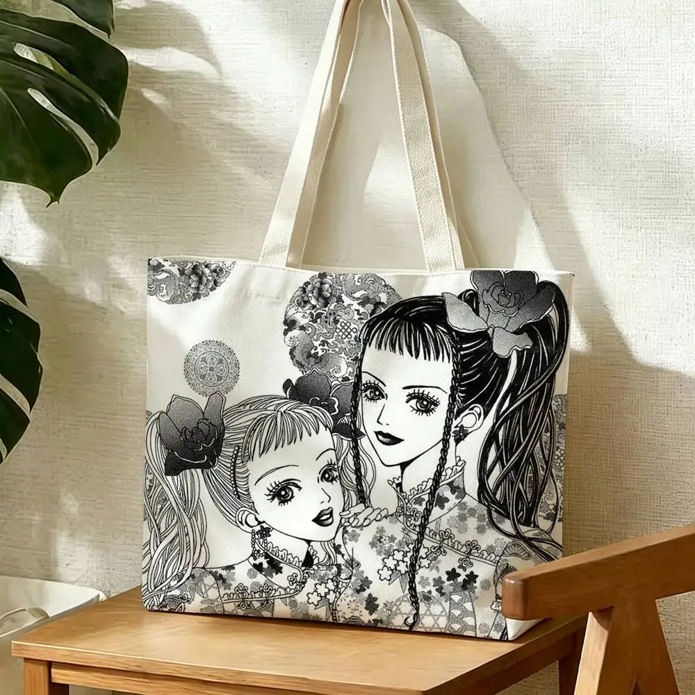 Paradise Kiss Happy Berry Storage Bags Double-Sided Print Large Tote Bag Durable Beach Picnic Foldable Gift Eco