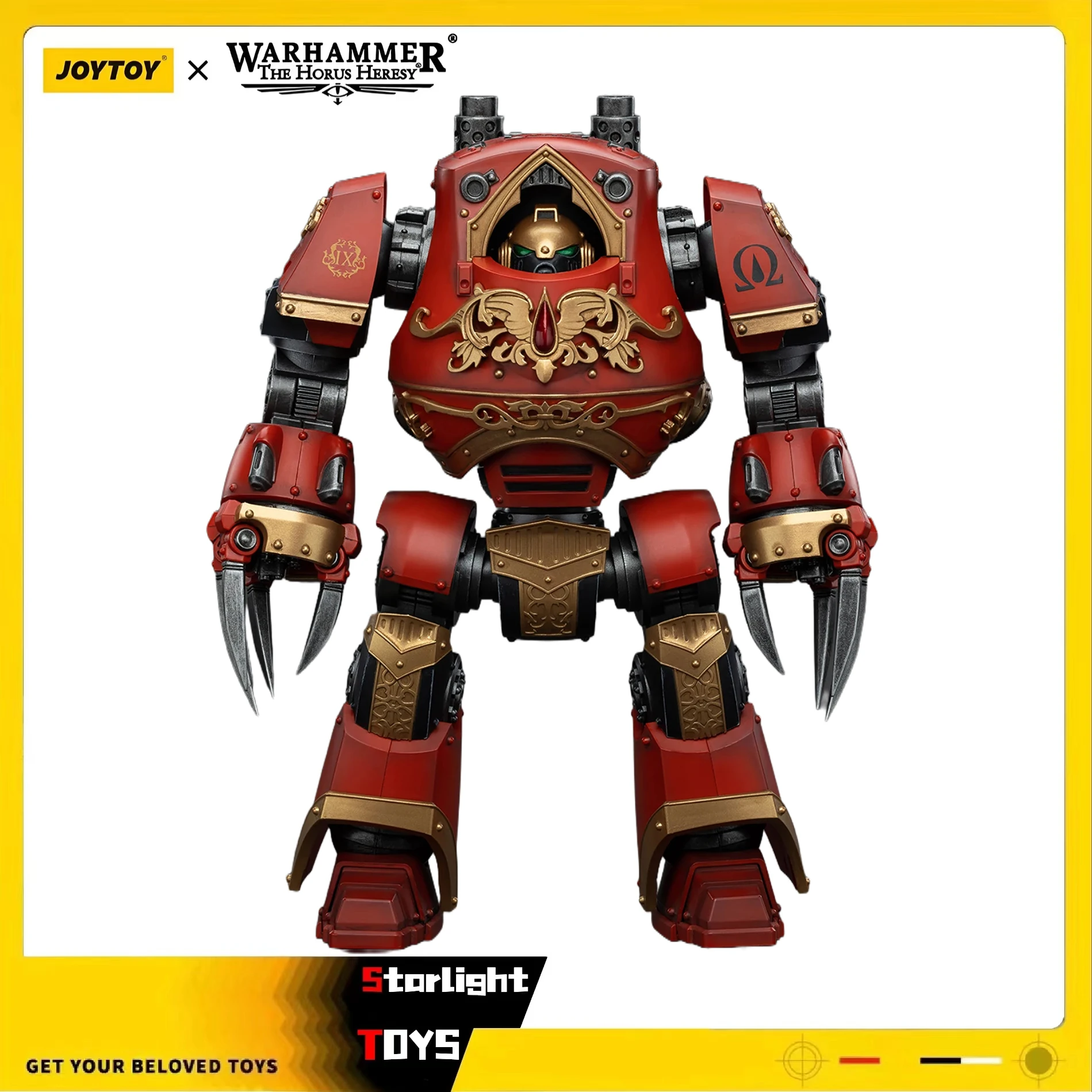 

JOYTOY 1/18 Action Figure Warhammer 40K Blood Angels Contemptor-Incaendius Dreadnought Model Toy Gift