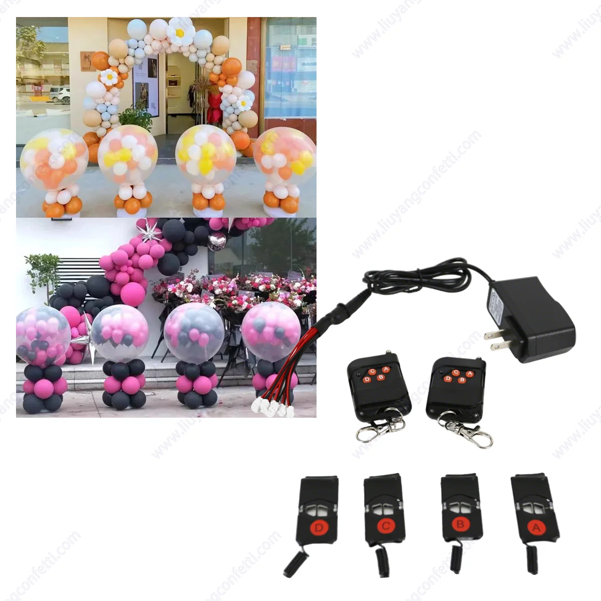 Balloon Blast Machine Exploding Kit Stage Party Decoration Wedding Birthday Baby Shower New Year Christmas 8 12 Channel Remote - Image 6