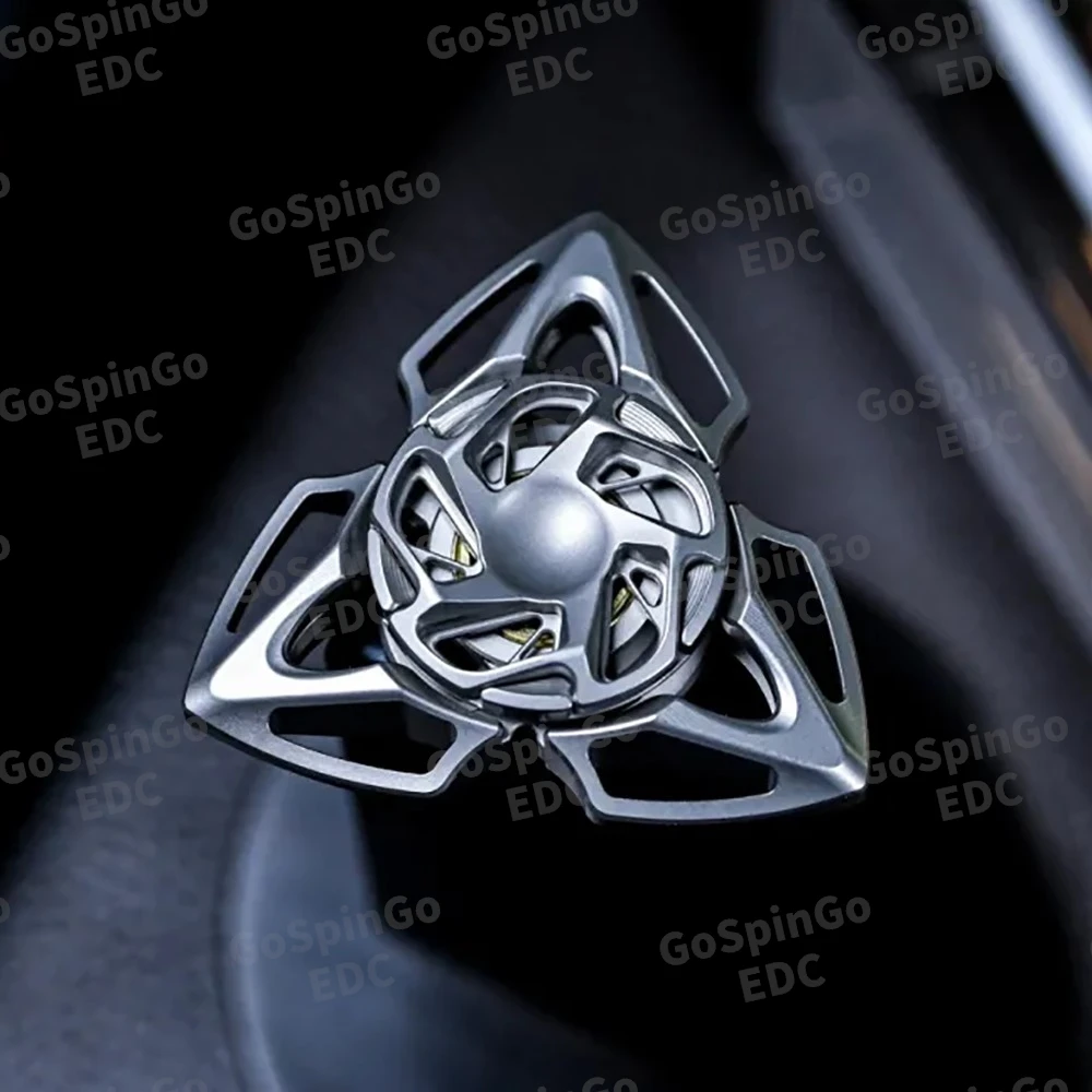 YANEDC Hun Air Fidget Spinner ของเล่นฟิดเจ็ตสำหรับผู้ใหญ่ ของเล่นหมุนคลายเครียดสำหรับโต๊ะทำงาน อุปกรณ์แก้ความวิตกกังวล ดีไซน์ดั้งเดิม