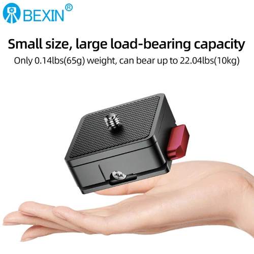 Imagen 2 del producto Soporte de placa Claw Arca Swiss Quick Releae, Base de trípode de 1/4 pulgadas, sistema de interruptor rápido de cardán para accesorios de cámara DSLR