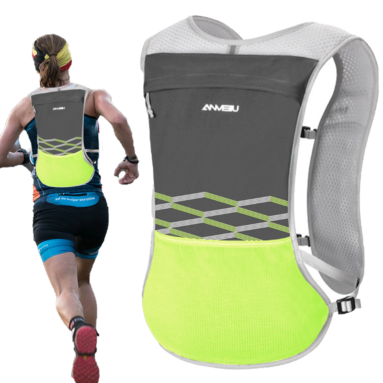 Hydration Running Vest Hydration Pack Water Backpack Running Hydration Backpack With 2L Water Bag Warehouse Water Backpack For