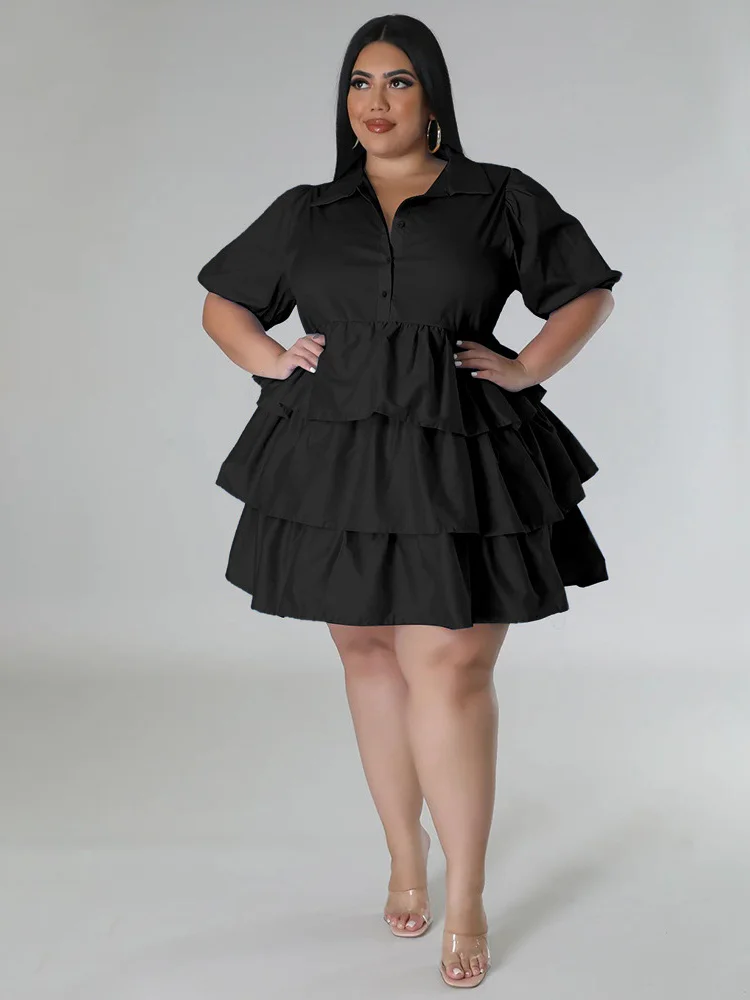 Wmstar Plus Size Dresses for Women Solid Summer Cute Elegant Midi Shirts Dress Fashion Birthday Outfits Wholesale Dropshipping - AliExpress 200000345 Wmstar Plus Size Dresses for Women Solid Summer Cute Elegant Midi Shirts Dress Fashion Birthday Outfits Wholesale Dropshipping - AliExpress 200000345