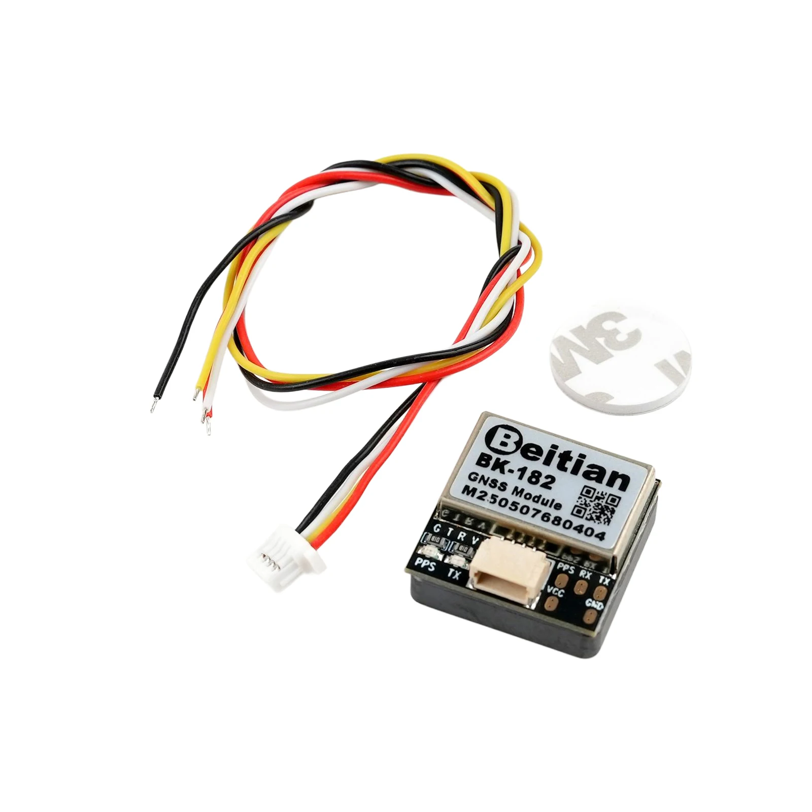 Modulo Beitian BK-182 Nano GNSS, chip M9140, GPS a 4 sistemi/GLONASS/BDS/Galileo, CEP da 1,5 m, 92 canali, cavo 1.0-4P, per drone/veicoli