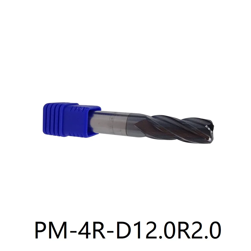 ZCC PM-4R-D12.0R0.5 PM-4R-D12.0R2.0 PM-4R-D12.0R3.0 PM series Solid carbide milling Torus mill High-performance machining