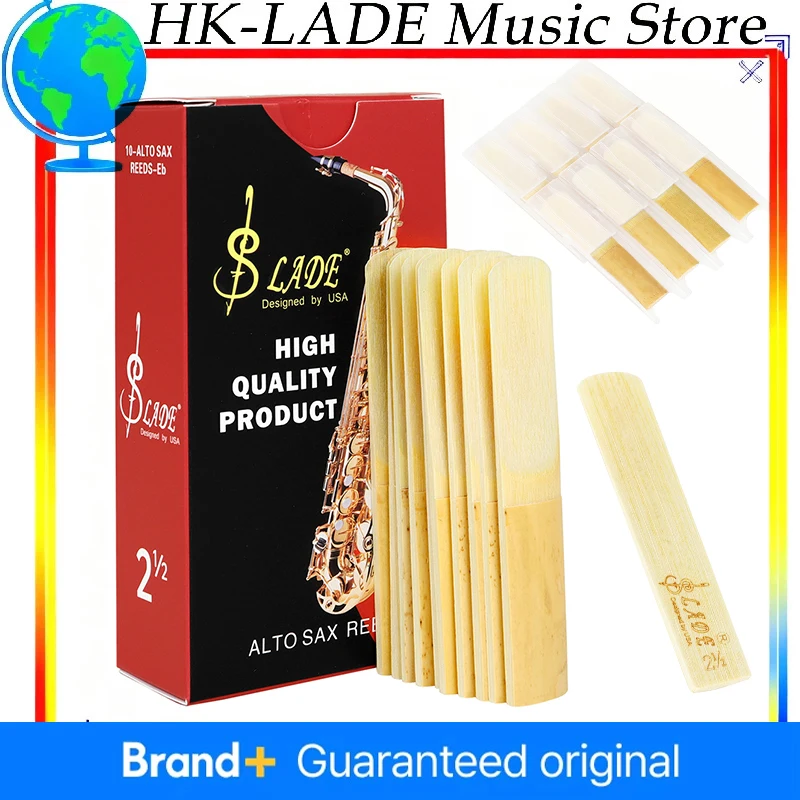 SLADE 2.5 الساكسفون القصب 10 قطعة/المجموعة ألتو تينور ساكس المعبرة القصب آلات النفخ الملحقات أجزاء قسط قصب القصب