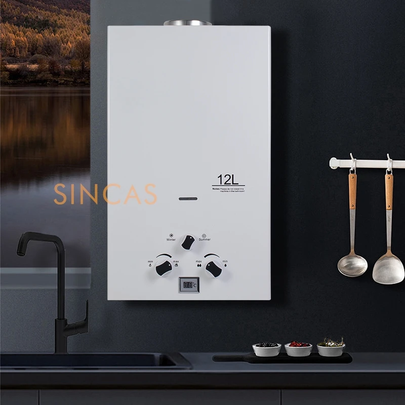 Propan Gas glp sin tanque, Kit de 10L, 20KW, Warmwasserbereiter, Kessel, soforgege, hei0, Warmwasserbereiter, campingduschmit Duschkopf