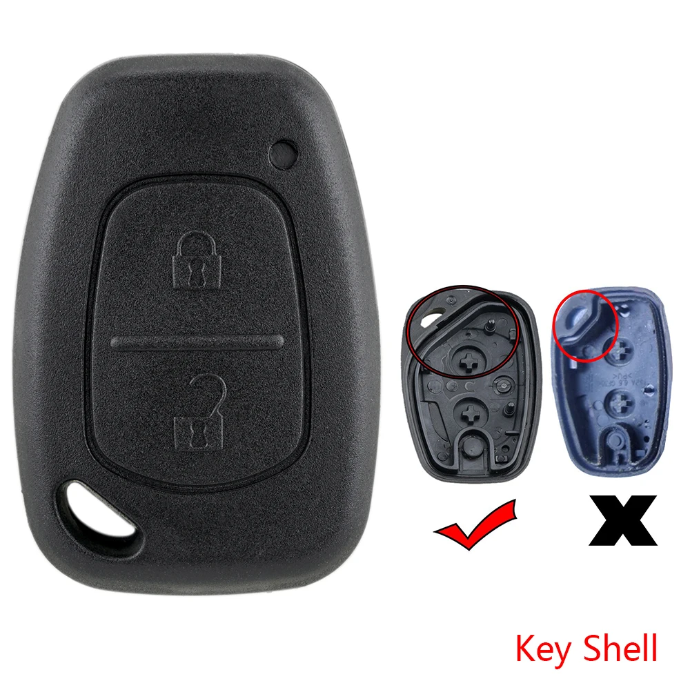 

2 Button Car Remote Key Fob Case Shell For Renault Trafic Master Kangoo Vauxhall Vivaro Movano Nissan Interstar Primastar