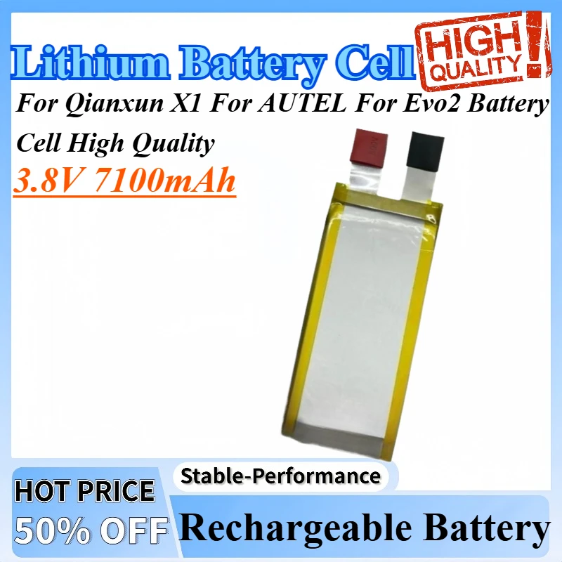 

3.8V 7100mAh Rechargeable Lithium Battery For Qianxun X1 For AUTEL For Evo2 Battery Cell High Quality