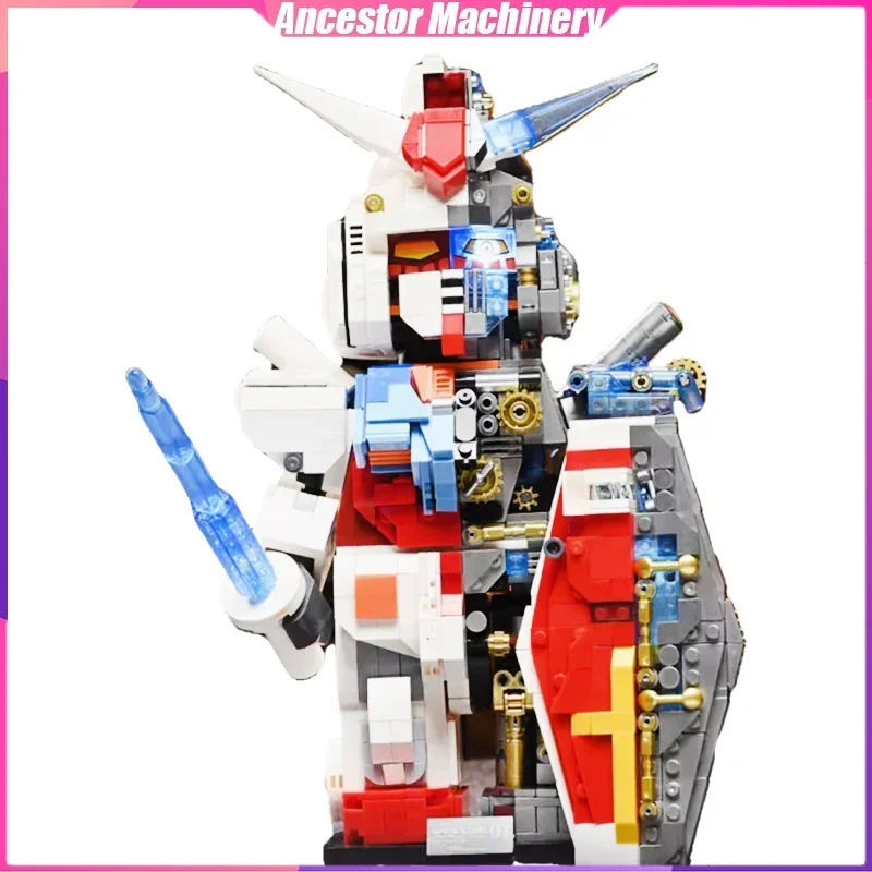 Ancestor Machinery Building Blocks Cyborg Soldier Desktop Decoration Puzzle Assembling Model Toys Birthday Gift for Boy and Girl