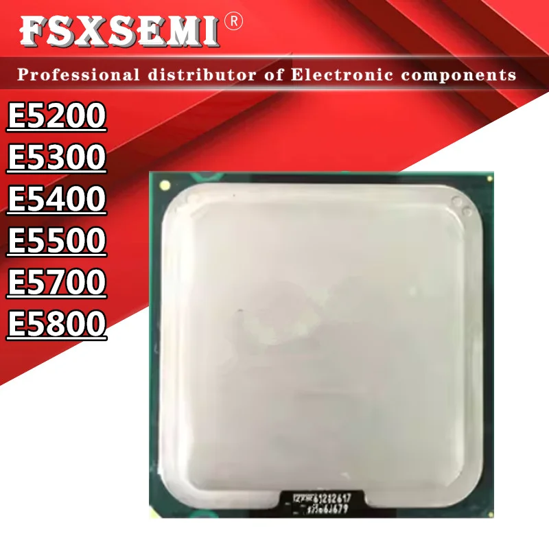 

100% work E5200 2.50G E5300 2.60G E5400 2.70G E5500 2.80G E5700 3.0G E5800 3.20G Duo CPU Processor 775pin