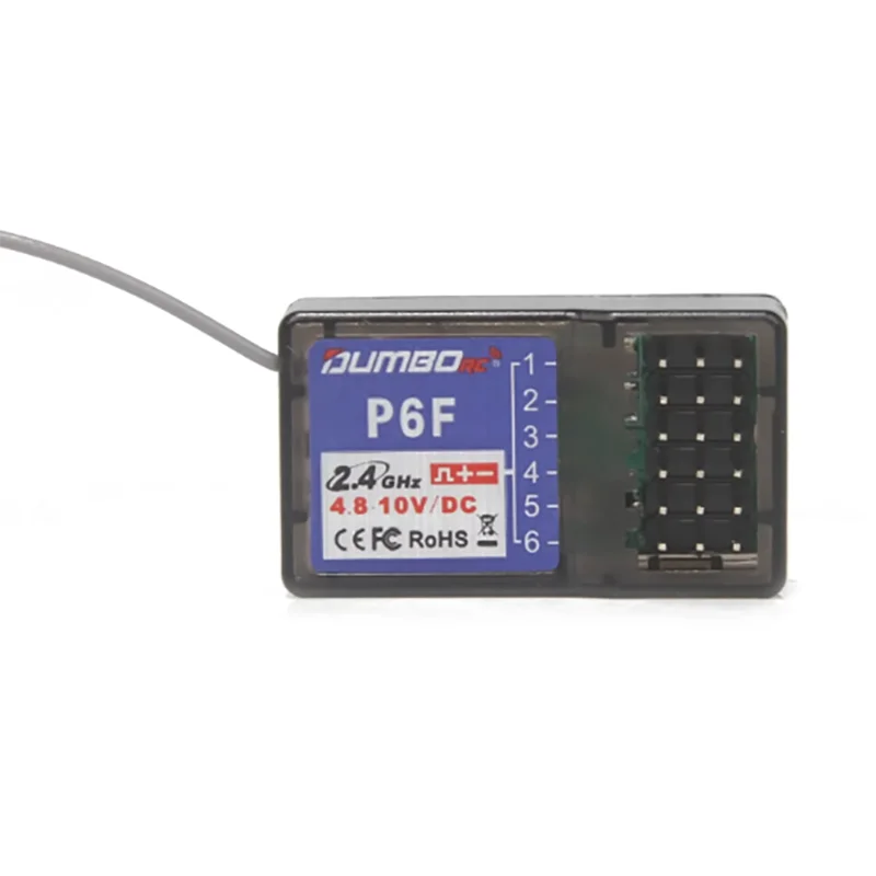 DUMBORC P6FG X10FG P6DC X4FMG MINI 4CH 6CH 10CH Empfänger 4,8-10V Spannung Rückkehr für X6 DDF-350 Sender RC Auto Boot Tank