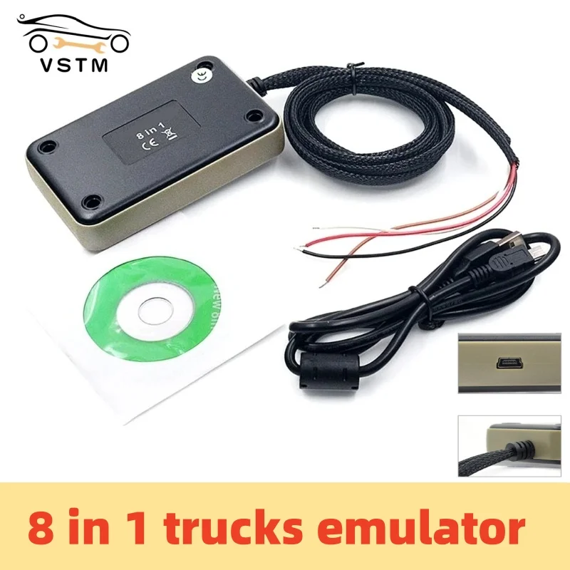 Truck Emulator 9 IN 1/8 IN 1 Emulator System Box For Multi-brands Trucks Universal Heavy Duty Truck Car Accurate Diagnostic Tool