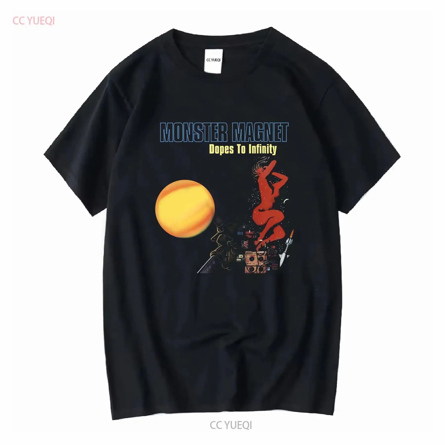 Camiseta vintage MONSTER MAGNET 1995 del álbum Dopes to Infinity, talla M, estilo vintage, lavada, cómoda, elegante, con gráfico, suave
