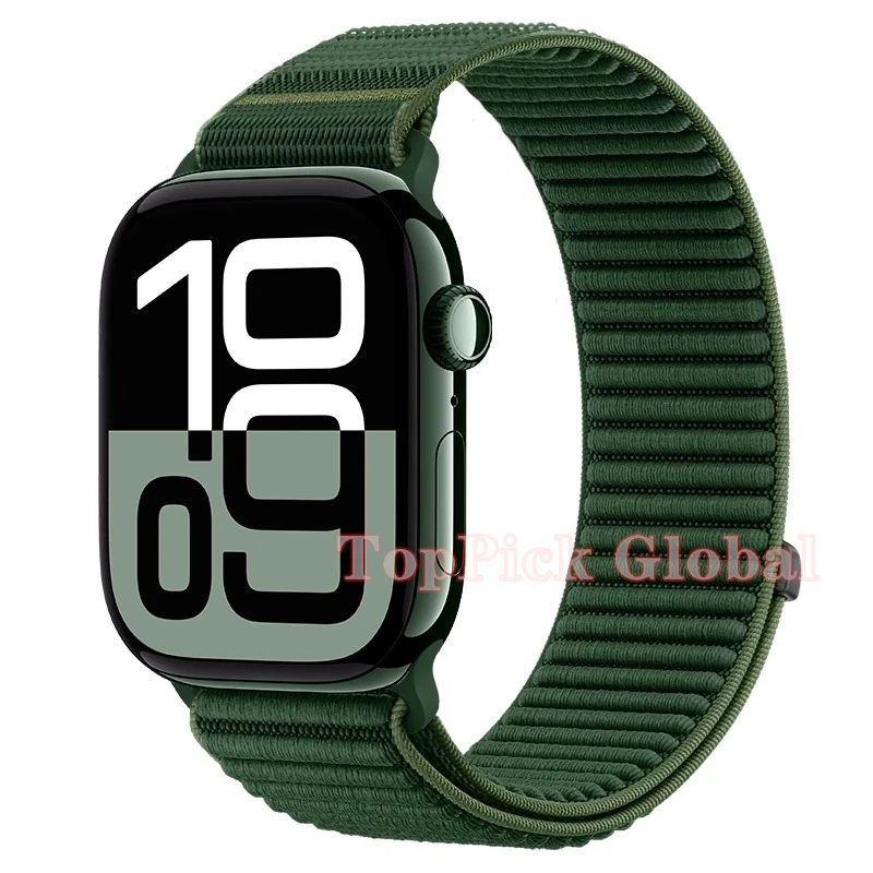Armband für Apple Watch 44mm 45mm 49mm 46mm 38mm 40mm 41mm 42mm Nylon-Schlaufenarmband für iWatch Series Ultra 11 10 9 8 7 6 SE