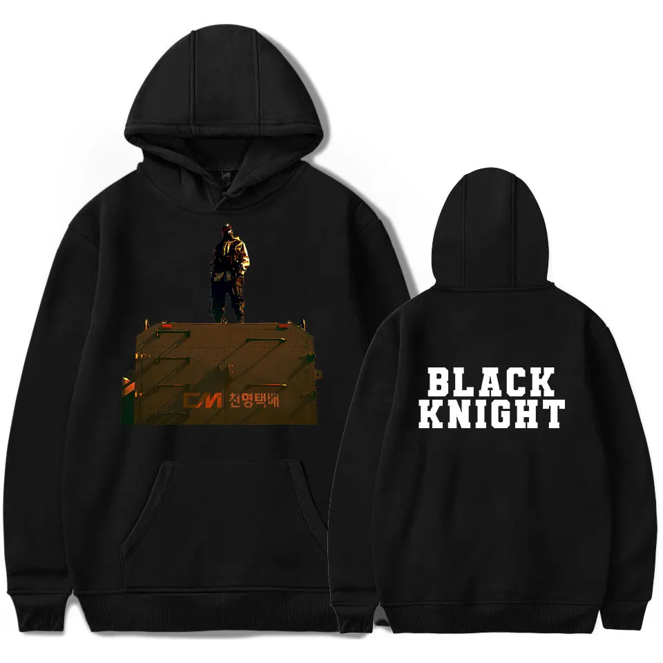 

Black Knight Merch TV Drama Coreano Hoodies Diários De Inverno Casual Estilo Engraçado Streetwear Pullovers Impresso Camisola