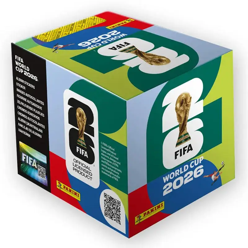 Panini Official 2026 FIFA World Cup USA Canada Mexico Sticker Album Full Set Football Star Stickers Great Gift For Fans