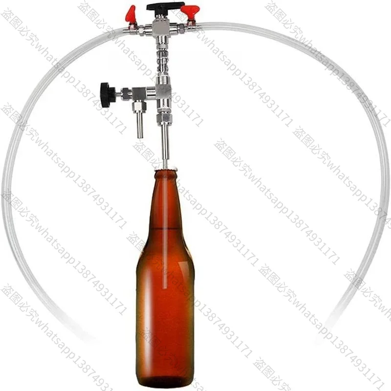 304 Stainless Steel Counter Pressure Bottle Filler Homebrew Beer Bottling Filling Equipment