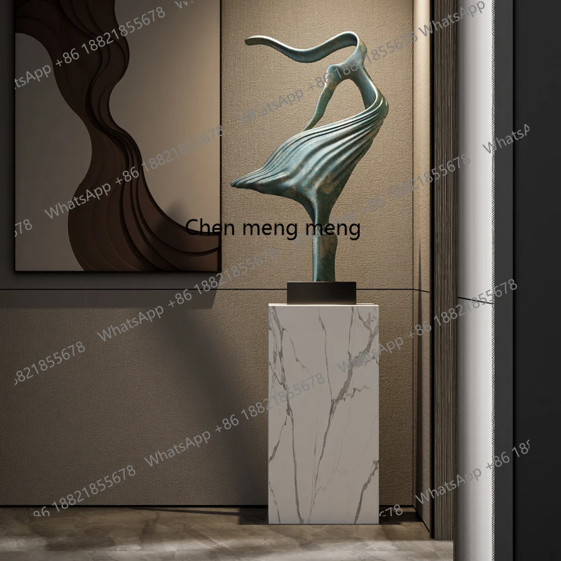 

Creative Abstract Dancer Sculpture Ornament Modern Art Hotel Lobby Entrance Sales Office Decoration