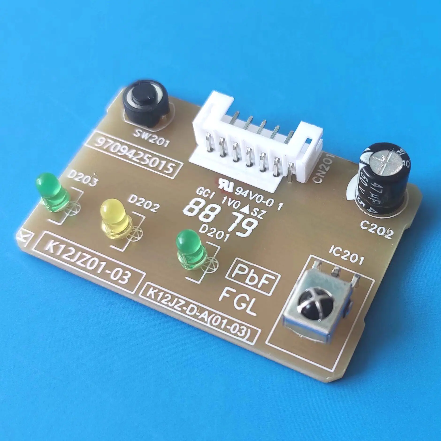 Air Conditioning Remote Control Receiving Board ASWX09JECA K12JZ-D-A (01-03) 9709425015