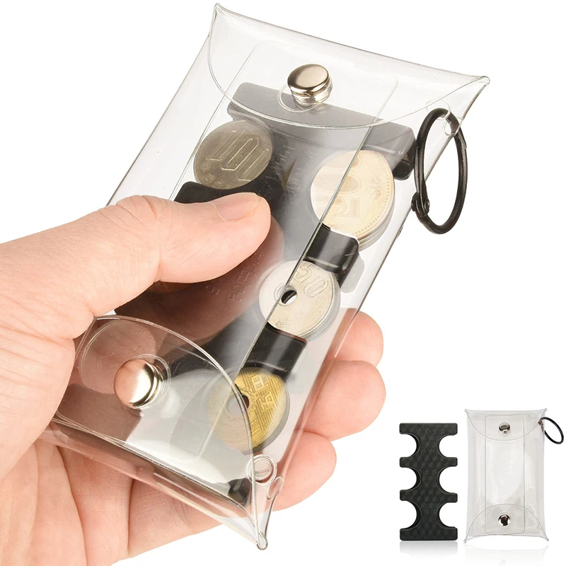 Mini Euro Coin Dispenser scatola portaoggetti in plastica portamonete portamonete portamonete Organizer per portamonete per auto