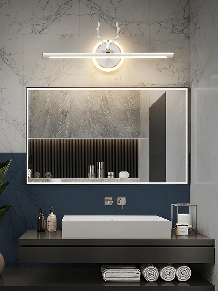 Lampe de miroir avant pour HOMirror, lumière d'armoire, salon, chambre à coucher, intérieur, luminaires à LED pour la maison