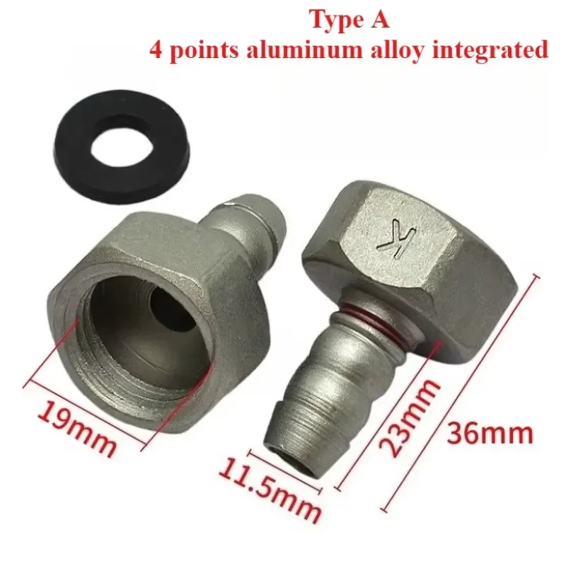 for Water Heater Gas Connector 4 Point Inlet Split Integrated Type Liquefied Petroleum Gas Hose Adapter Durable Leak Proof