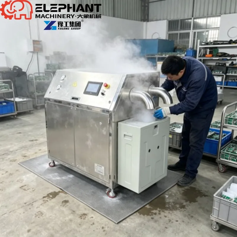 Dry Ice Pelletizer, Small Excellent Performance Dry Ice Making Machine For Dry Ice Blasting