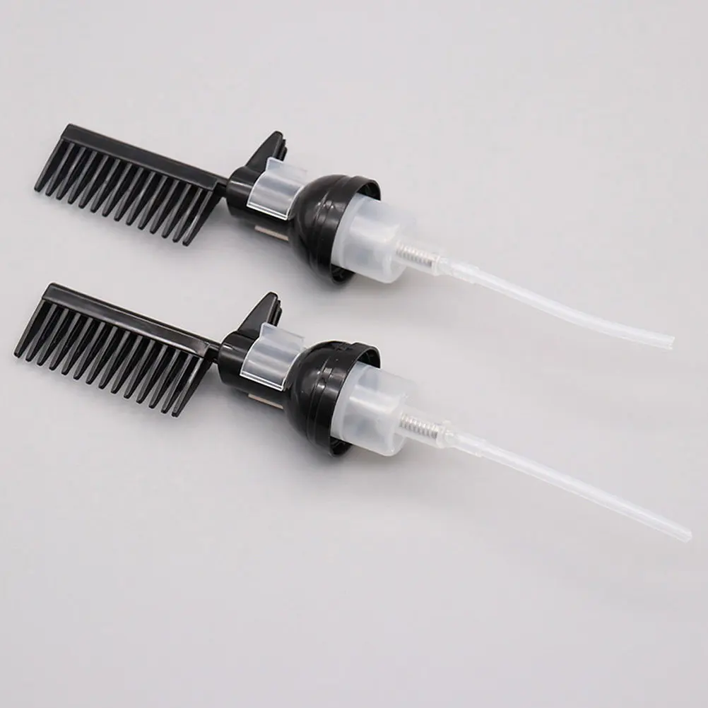 

Набор из 3-х флаконов-дозаторов для краски для волос с расческой, эргономичной ручкой и мерной шкалой для точного нанесения на корни, для парикмахеров и стилистов