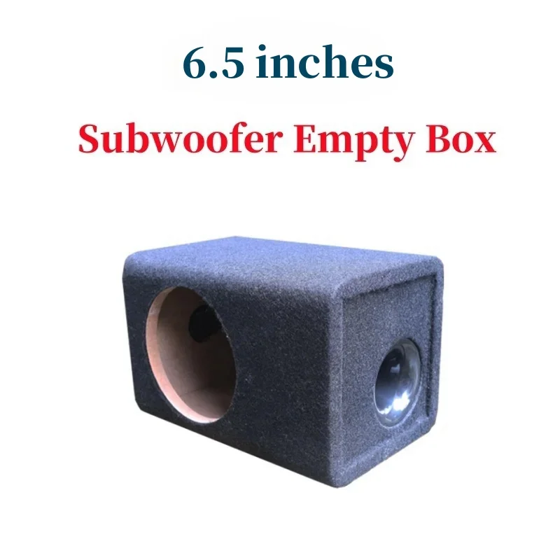 

6.5-inch Vehicle Subwoofer Empty Box DIY Audio Modification Car/Home Subwoofer Drawer Speaker Wooden Shell Subwoofer Speaker Box