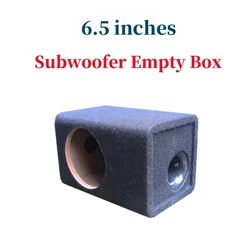6.5-inch Vehicle Subwoofer Empty Box DIY Audio Modification Car/Home Subwoofer Drawer Speaker Wooden Shell Subwoofer Speaker Box