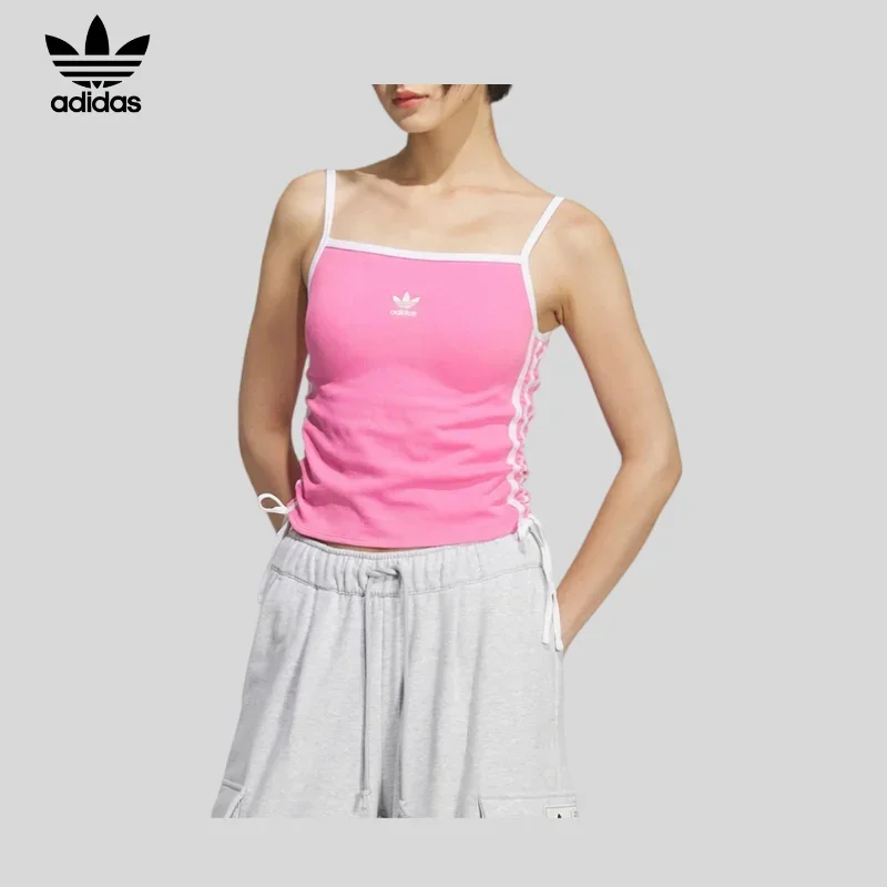 

Adidas Clover Women's Casual Fashion Short Breathable Suspender Vest KE3888