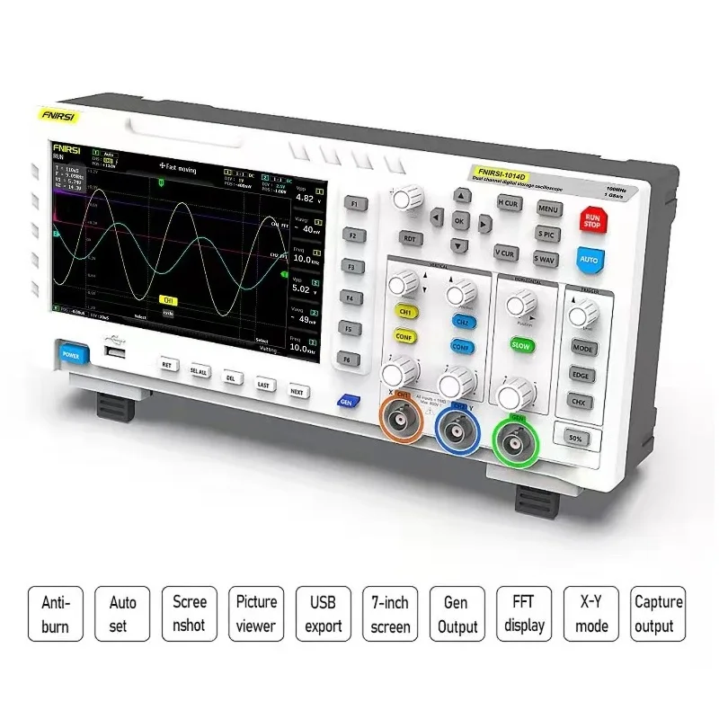 1014D 1013D P4100 Digital Oscilloscope Combined DDS Dual Channel Signal Generator 1GSa/s Sampling 100MHz* 2 Analog Bandwidth