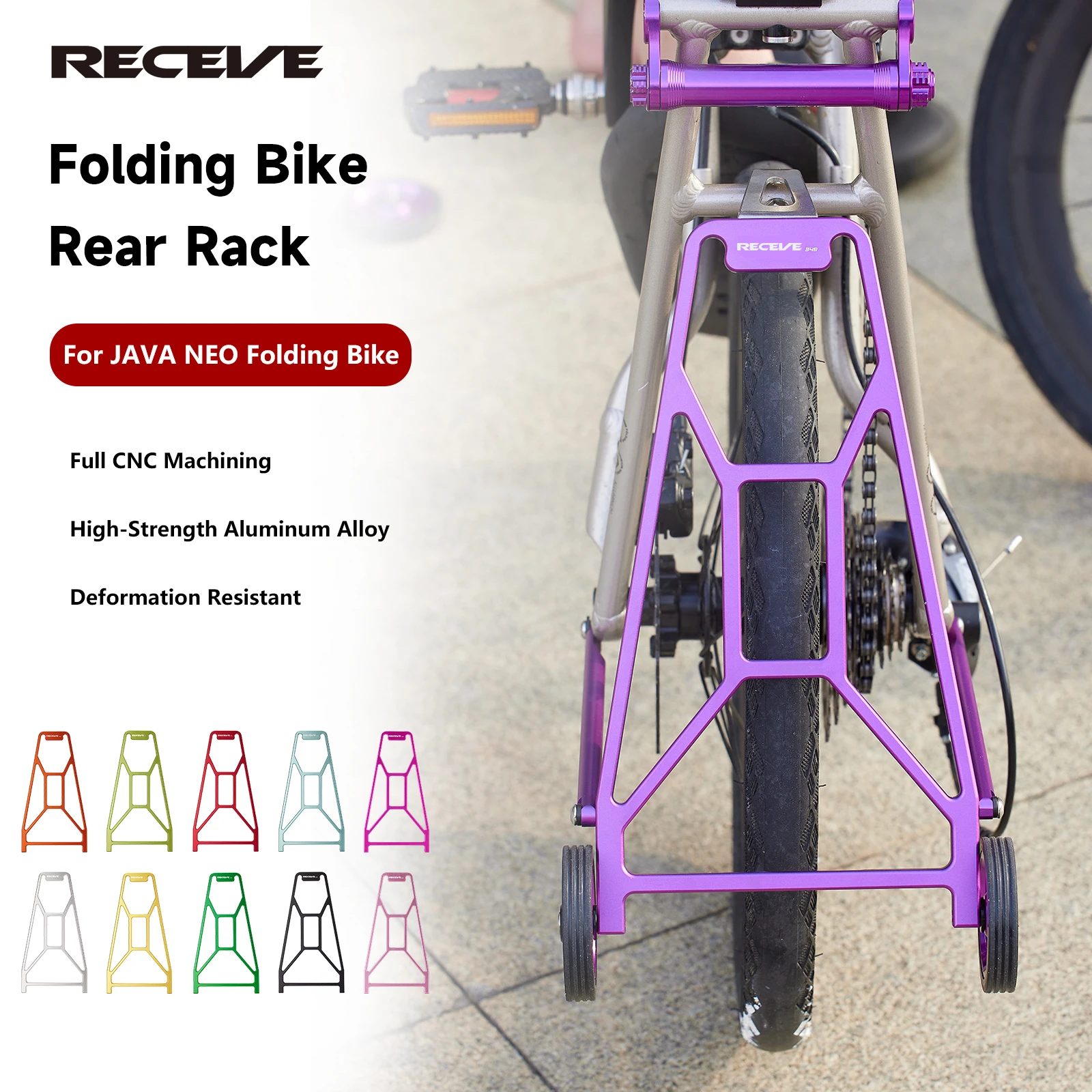 receve-folding-bicycle-rear-rack-luggage-carrier-bmx-baggage-rack-bike-aluminum-alloy-luggage-carrier-rear-shelf-for-java-neo