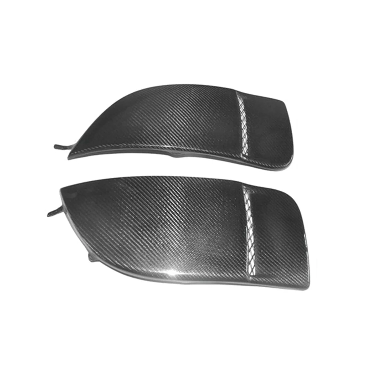 Real Carbon Fiber Car Fog Light Bumper Bezel Cover Caps for Subaru Impreza WRX STi 2004-2005