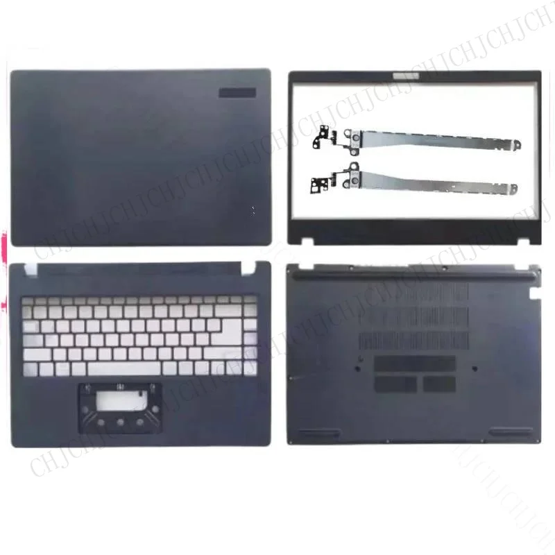 

CHJ For TravelMate P214 N19Q7 New Laptop LCD back cover Front bezel almrest upper cover Bottom case/Hinges