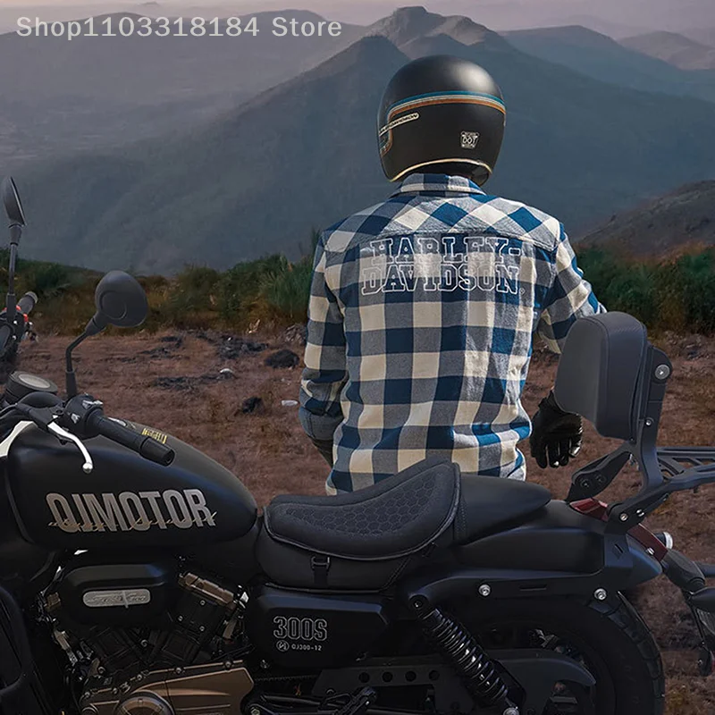 وسادة مقعد دراجة نارية ثلاثية الأبعاد من جل على شكل قرص العسل - وسادة ركوب مضادة للانزلاق وتخفيف الضغط