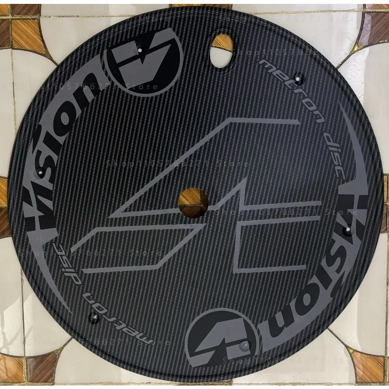 700C Fixed Gear Wheel Covers - Full Carbon Fiber Look Disc Wheel Covers for Road Bikes, Unisex Single Speed Fixie Accessories