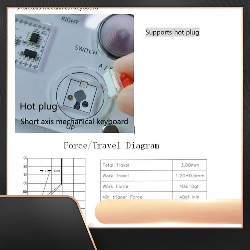 

Игровой контроллер Fight Stick Fight Stick Аркадный джойстик Контроллер с возможностью горячей замены Мини-консоль Hitbox для ПК/переключателя/PS3/PS4, B Прочный