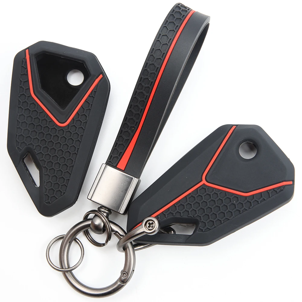 Key Fob Sleeve For Honda CB125R CB150R CB250R CB300R For MV Agusta For Kawasaki For Yamaha For Suzuki with ring wrist strap - view 6