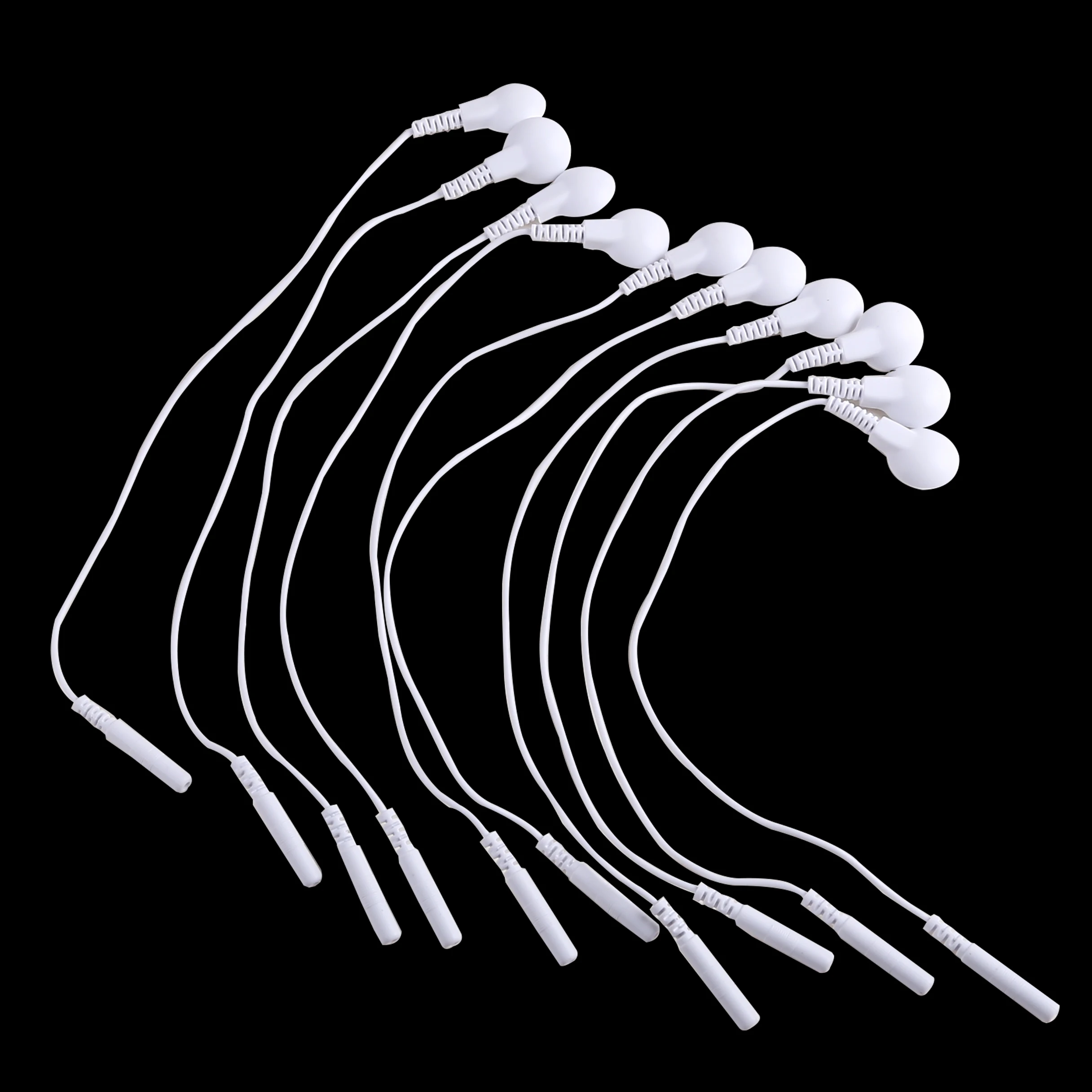 Standard Electrode Lead Wires Cables Massage Relaxation Electrode Lead Electric Shock Wires Cable For Tens/Ems Massager Therapy
