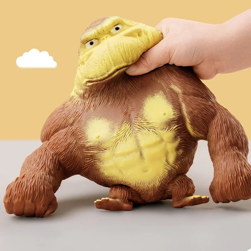 New Antistress Orangutan Fidget Toys Squishy Elastic Monkey Funny Decompression Gorilla Stress Relief Games Toy for Adults Kids