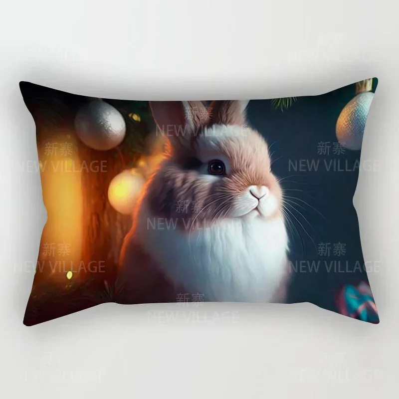 Home autumn decoration christmas animals pillow cushion cover Home decorations throw pillow covers 30*50 pillowcase 30x50 40x60