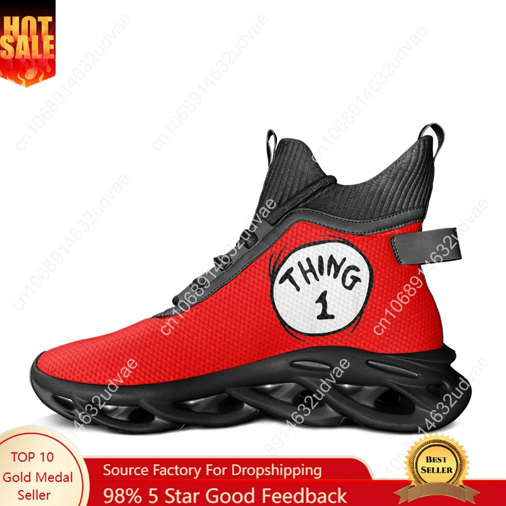 

Thing 1 Thing 2 High Top Flats Sneakers Mens Womens Sports Running Shoes High Quality Sneaker Lace Up Mesh Footwear Custom Shoe